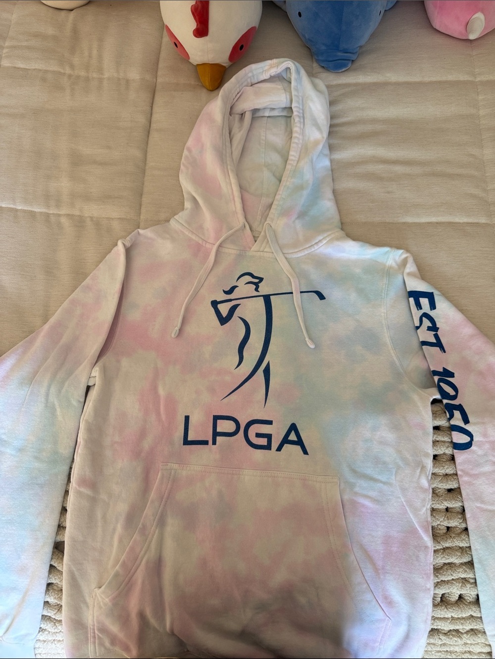 Women’s LPGA pastel tie die hoodie